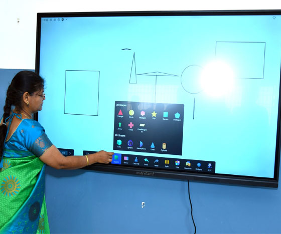 Interactive Smartboard Teaching Session